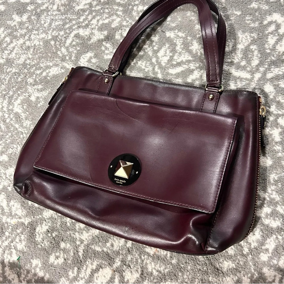 Kate Spade NY Mulled Wine Varick Street Purse - Picture 2 of 15